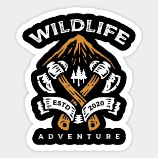 Wildlife  adventure Sticker